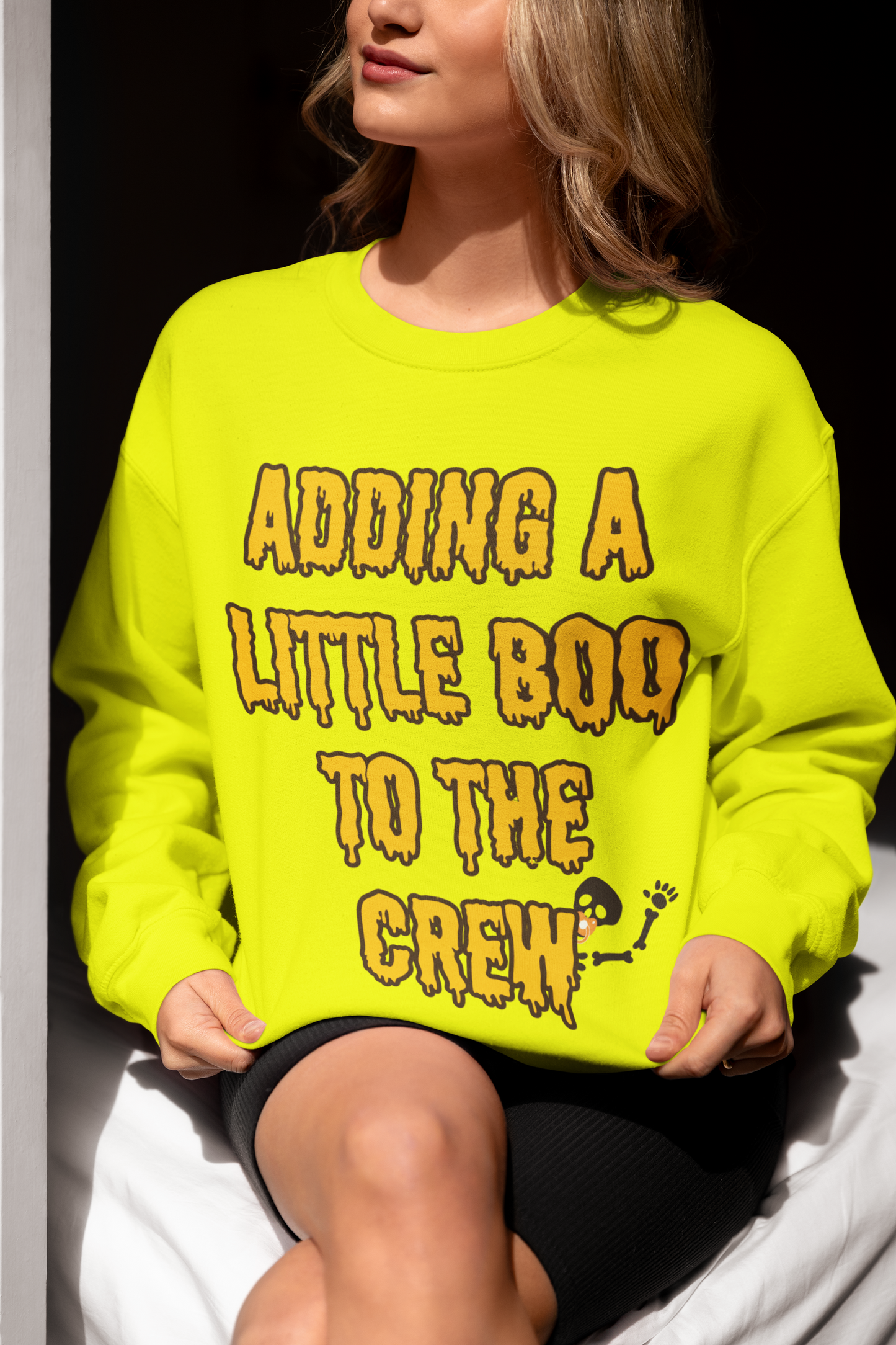 Adding A Little Boo To The Crew Sweatshirt