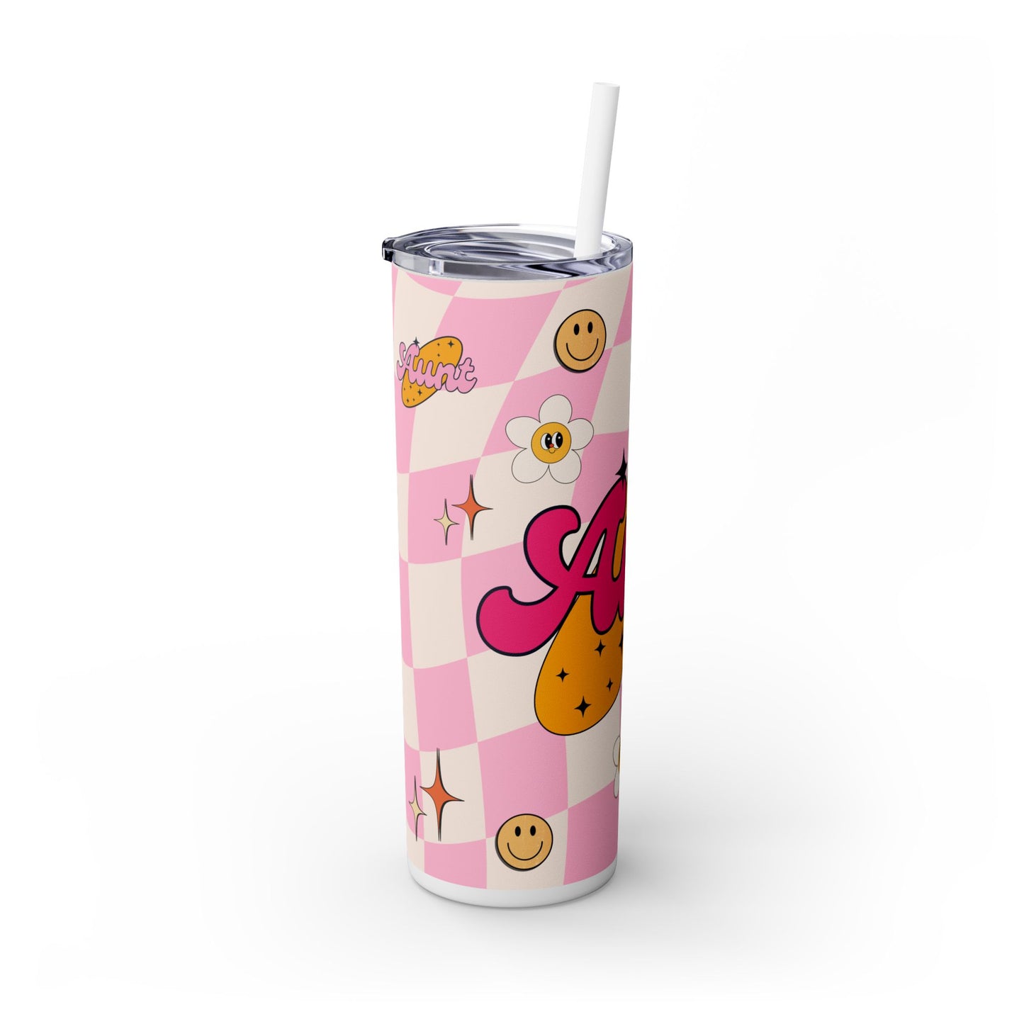 Side image of Aunt Retro Tumbler