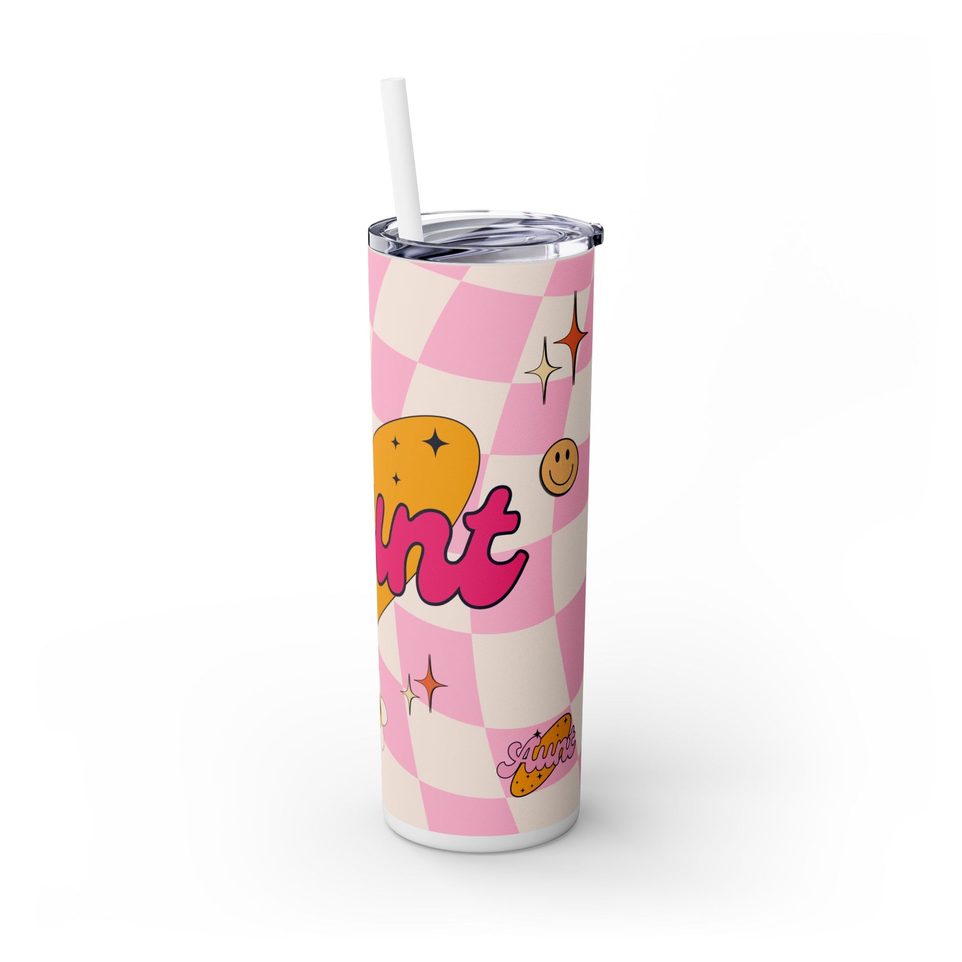 Side image of Aunt Retro Tumbler